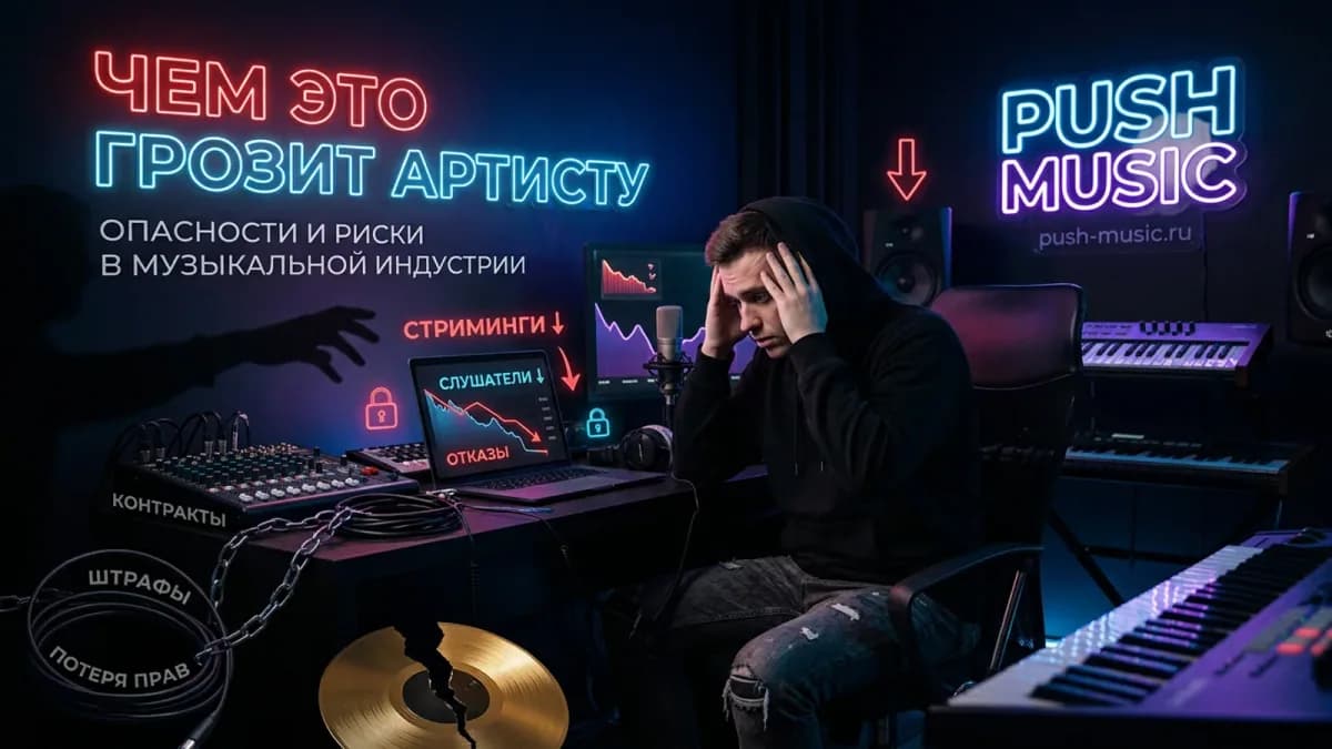 Чем накрутка грозит артисту: падение стримов и слушателей, штрафы, контракты под угрозой и потеря прав