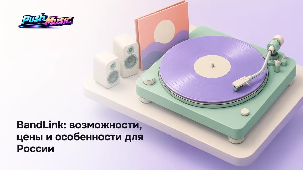 BandLink для российских артистов: бесплатный базовый план без ограничений по числу смарт-ссылок