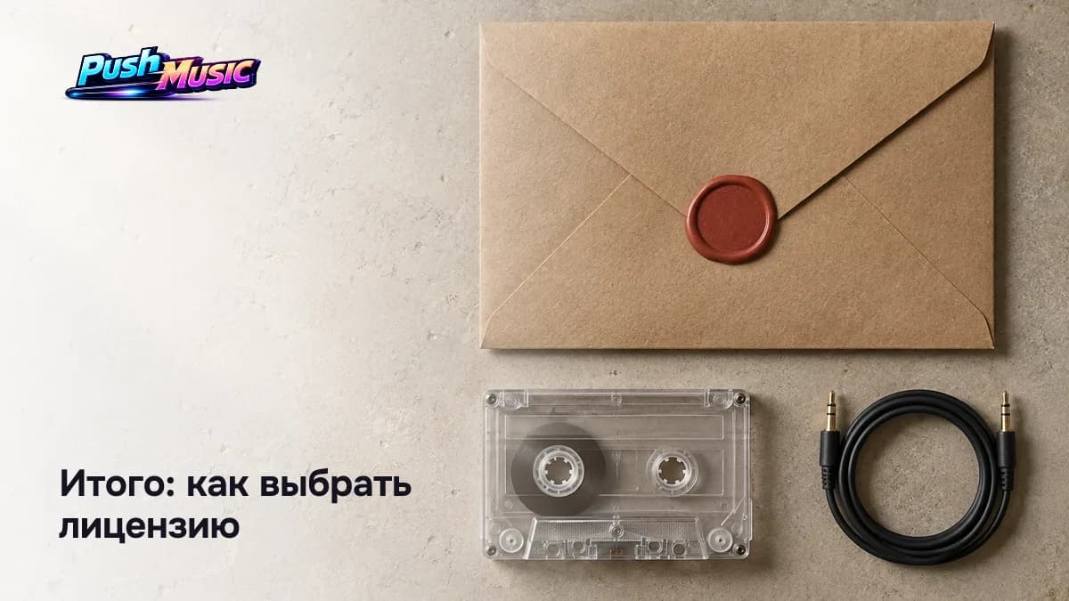 Как выбрать лицензию на бит: WAV Lease для инди-релиза, Unlimited или Exclusive для трека, который планируют продвигать
