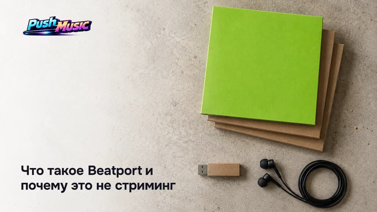 Beatport — магазин танцевальной электроники, а не стриминг: диджеи покупают и скачивают файл WAV, AIFF или MP3
