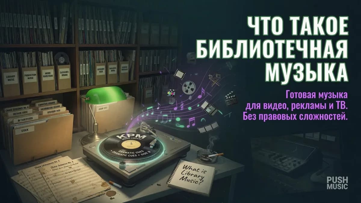 Что такое библиотечная музыка: готовые треки для видео, рекламы и ТВ без правовых сложностей