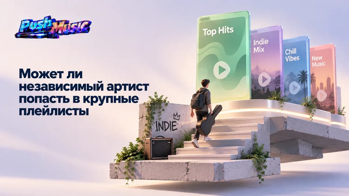 Может ли независимый артист попасть в крупные плейлисты