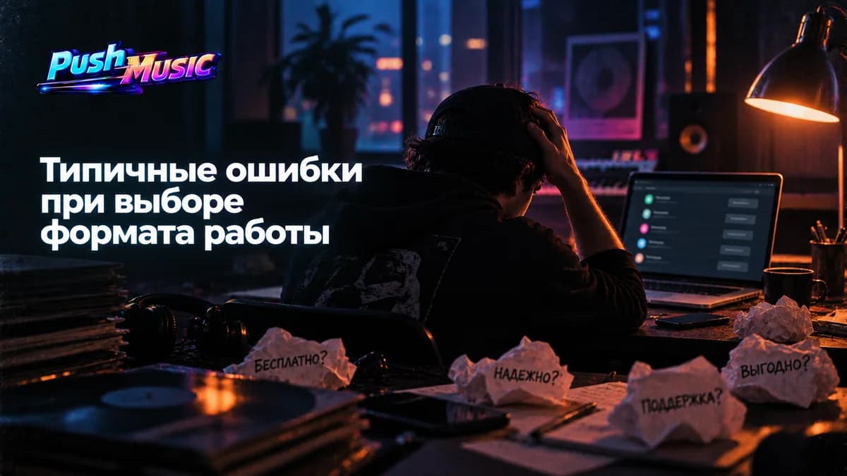Типичные ошибки при выборе формата работы