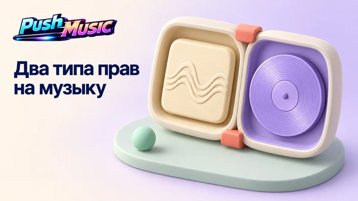 Два типа прав на музыку — Паблишинг в музыке: авторские права и доход в 2026