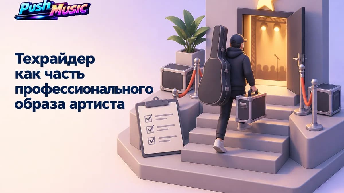 Техрайдер как часть профессионального образа артиста