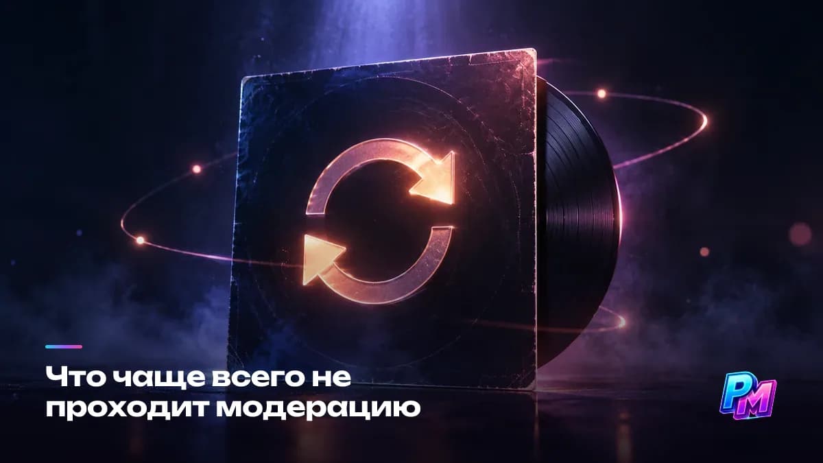 Что чаще всего не проходит модерацию: обложку возвращают на доработку, и релиз уходит на второй круг