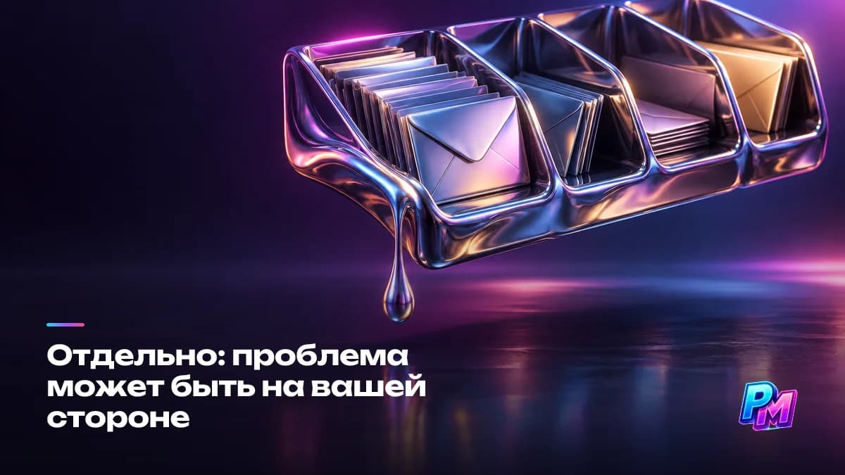 Перед эскалацией стоит проверить себя: письма могли уйти в спам, в кабинете указан старый адрес почты без доступа или изменились условия, о которых уведомляли