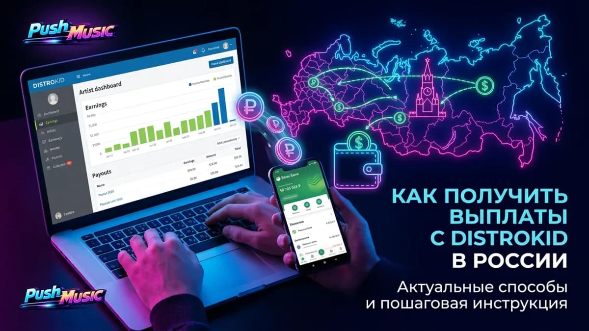 Как получить выплаты с DistroKid в России: рабочие схемы вывода роялти через зарубежные счета и посредников