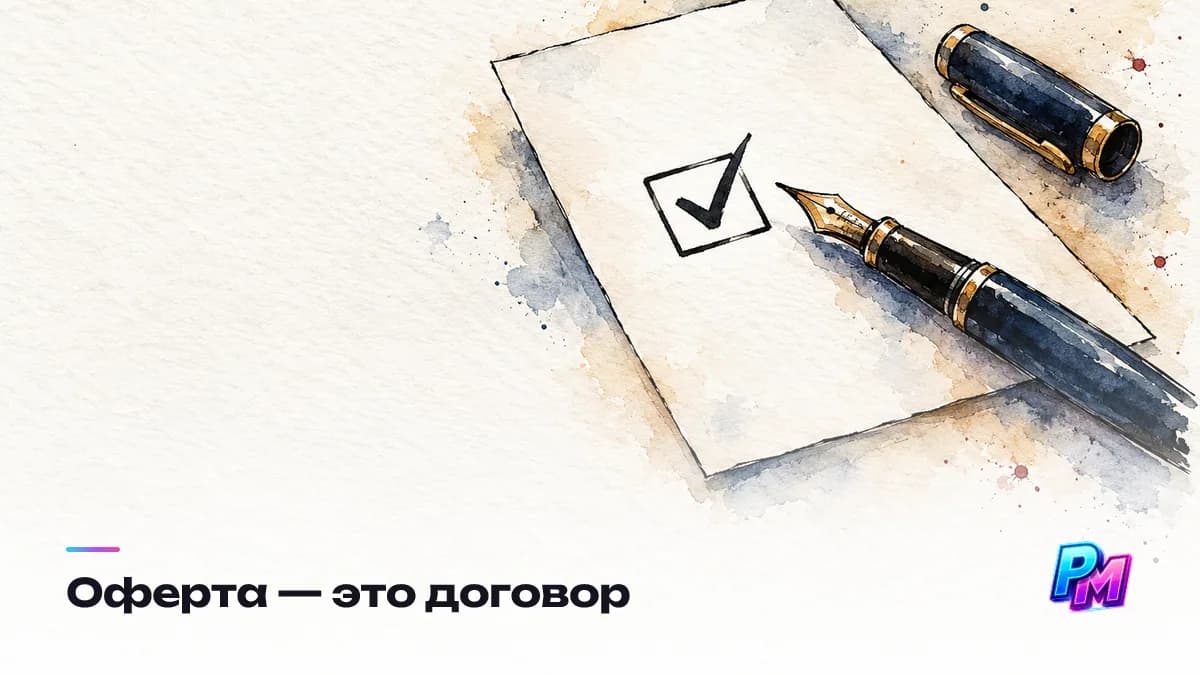 Оферта — это договор: галочка «согласен с условиями» юридически равна подписи, поэтому условия читают заранее, пока они лежат в открытом доступе до регистрации
