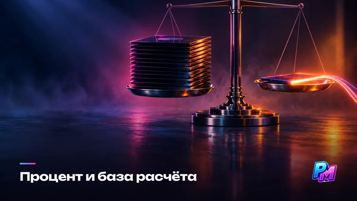 Процент менеджера и база расчёта: стандарт 15–20%, но важнее состав базы — авторские отчисления и контракты, заключённые до сотрудничества, обычно исключают