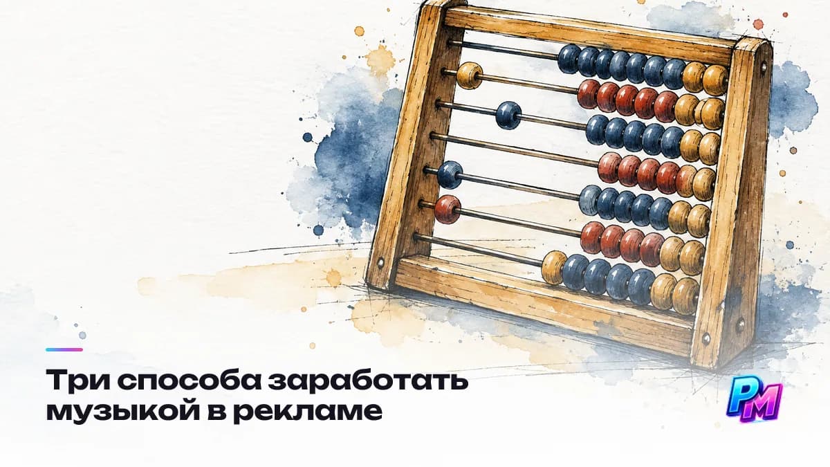Три модели дохода в рекламе: синхронизация готового трека по лицензии, библиотечный каталог с неисключительными правами и заказная работа под бриф с эксклюзивом