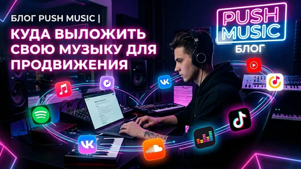 Бесплатное продвижение трека в соцсетях: VK, Telegram, TikTok и YouTube Shorts как органические каналы охвата