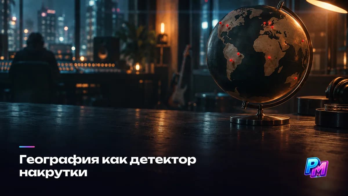 Приток из регионов, где вас не продвигали и не говорят на языке ваших текстов, не совпадает ни с одним каналом — так накрутка видна, даже если её «подарил» подрядчик