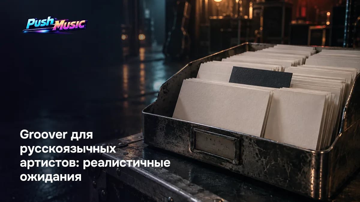 Groover для русскоязычных артистов: кураторы слушают музыку на английском, лучше всего проходит инструментал и электроника