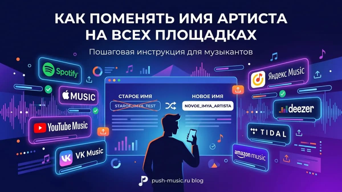 Треки попали на чужой профиль из-за ошибки в метаданных: как разделить карточки артистов с похожими именами