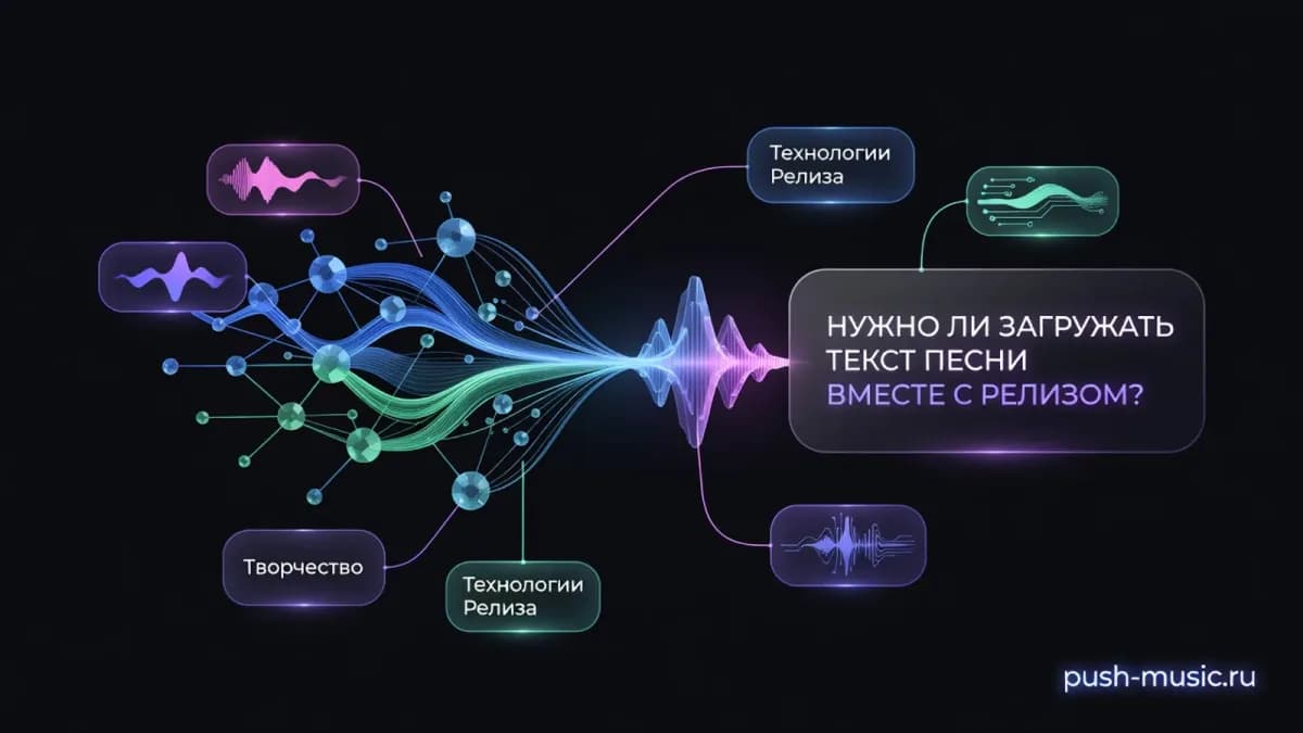 Нужно ли загружать текст песни вместе с релизом: как тексты попадают на площадки