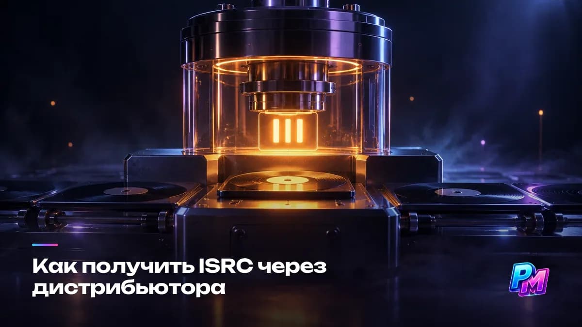 Как получить ISRC через дистрибьютора: код присваивается автоматически при загрузке релиза