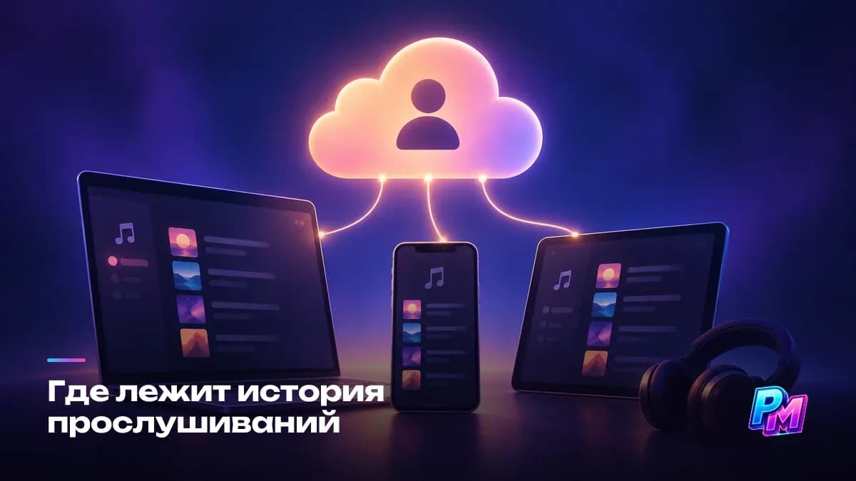 Где лежит история прослушиваний: раздел привязан к аккаунту и синхронизируется между телефоном, десктопом и колонкой