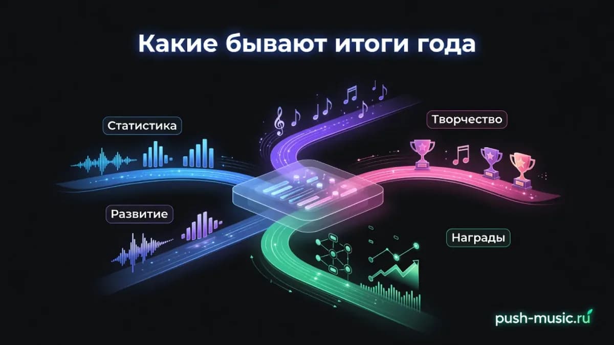 Какие бывают итоги года у музыкальных сервисов: статистика, награды, творчество и развитие артиста
