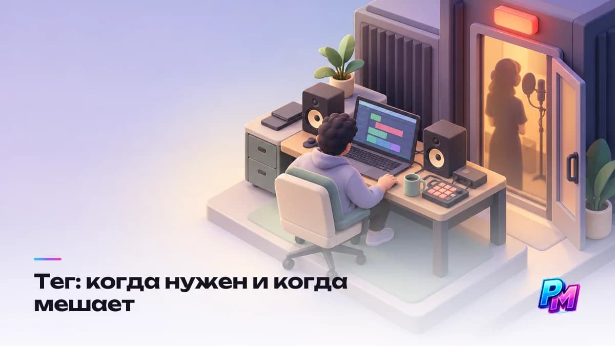 Голосовой тег: демо с тегом на первом контакте защищает бит от использования без договорённости, чистую версию и стемы отдают уже после согласования условий