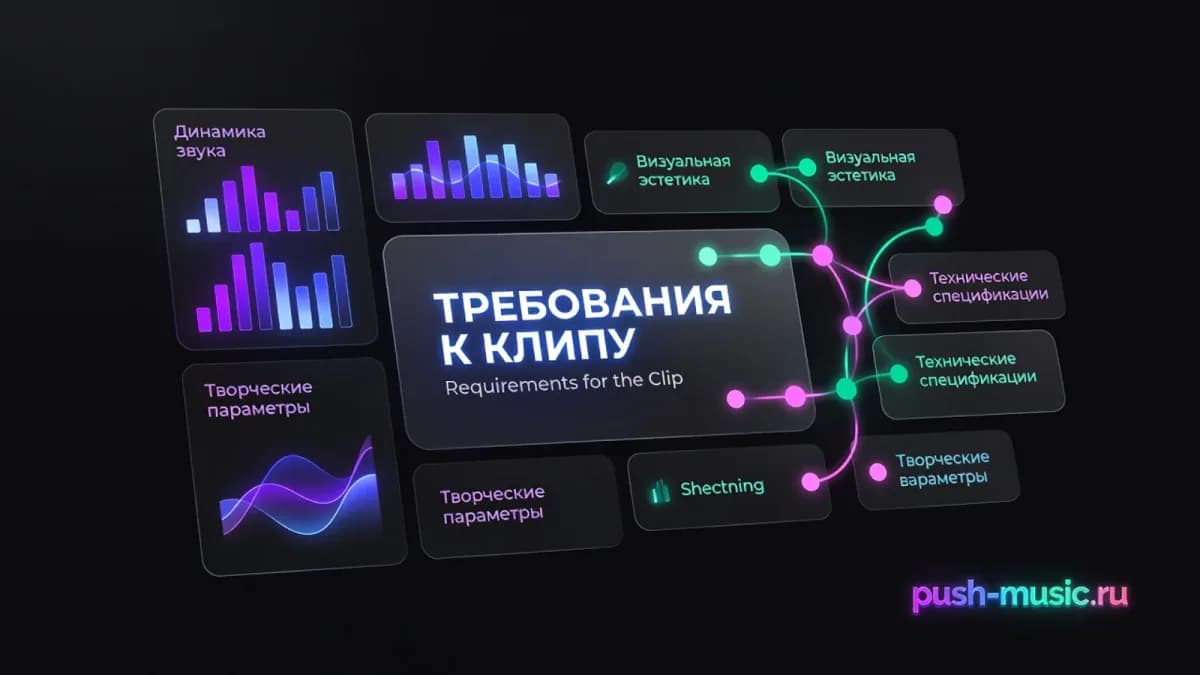 Требования к клипу для Яндекс Музыки: технические спецификации, динамика звука, визуальная эстетика