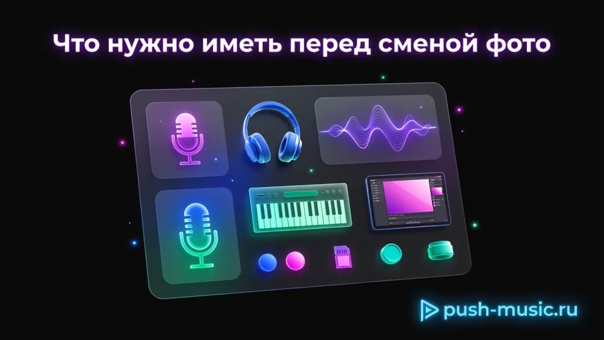 Что нужно иметь перед сменой фото артиста: доступ к профилю и подготовленные материалы