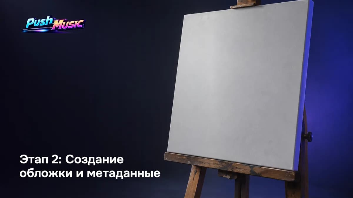 Обложка и метаданные первого релиза: 3000×3000 px — размер, который требует дистрибьютор, RGB, без логотипов площадок и чужих изображений