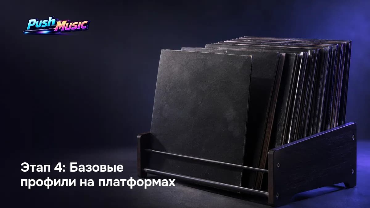 Базовые профили артиста после публикации трека: кабинет Яндекс Музыки, профиль VK Музыки, биография и фото