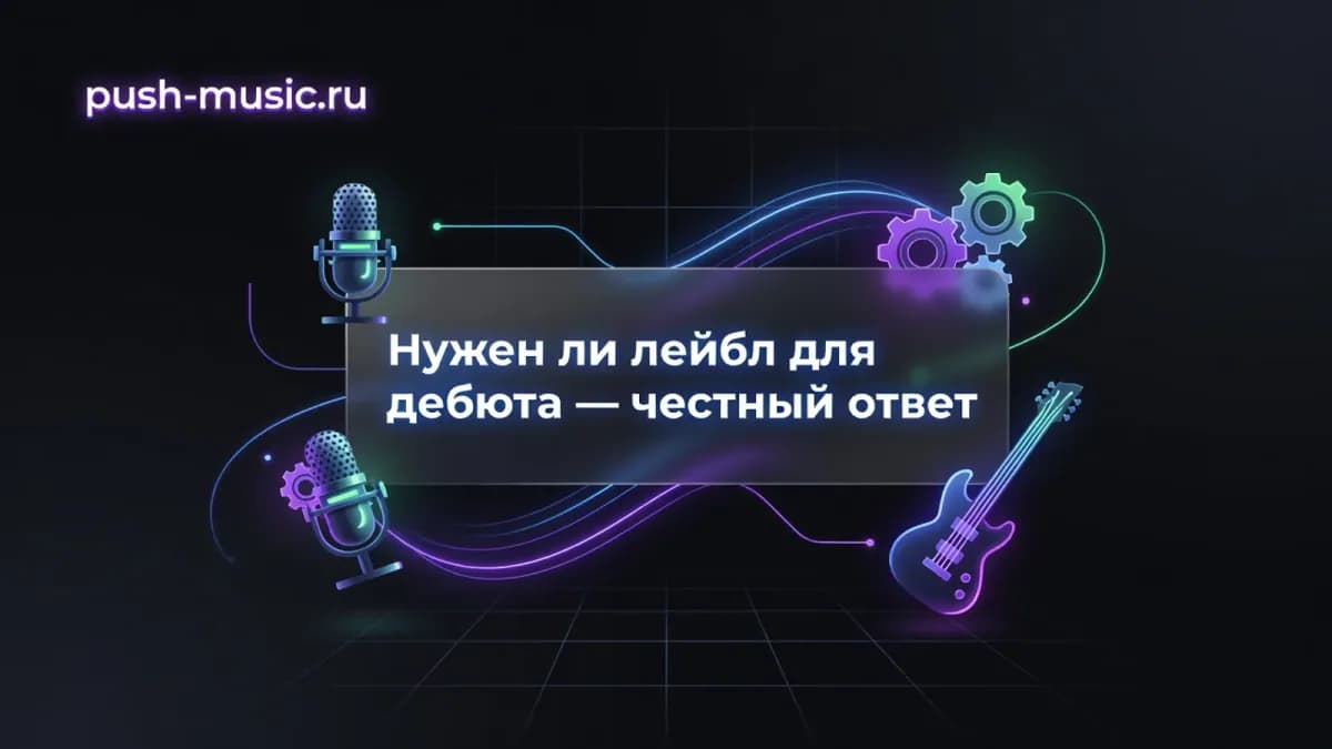 Нужен ли лейбл для дебюта — честный ответ для начинающего артиста