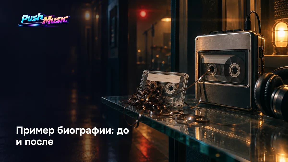 Биография артиста до и после: расплывчатое «пишу о жизни» против конкретного жанра, города и фактов