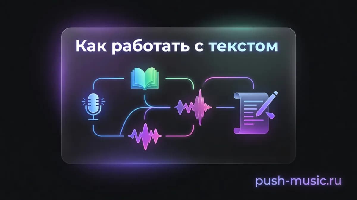 Как работать с текстом песни: от голосовой идеи и записи до готового куплета