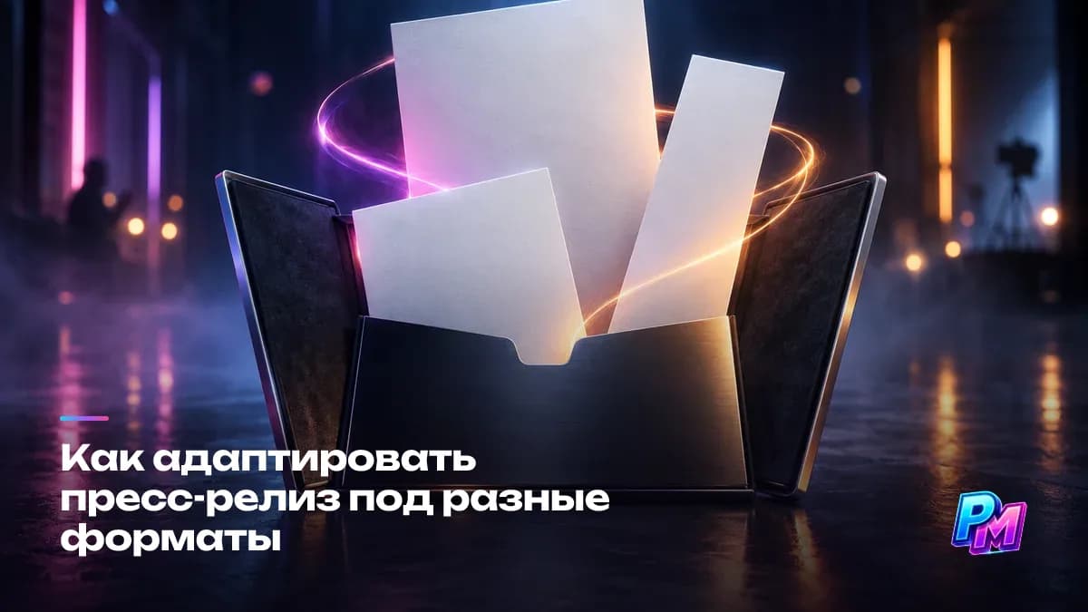 Как адаптировать пресс-релиз: полный формат на 300–500 слов для редакции и короткие версии для каналов и соцсетей
