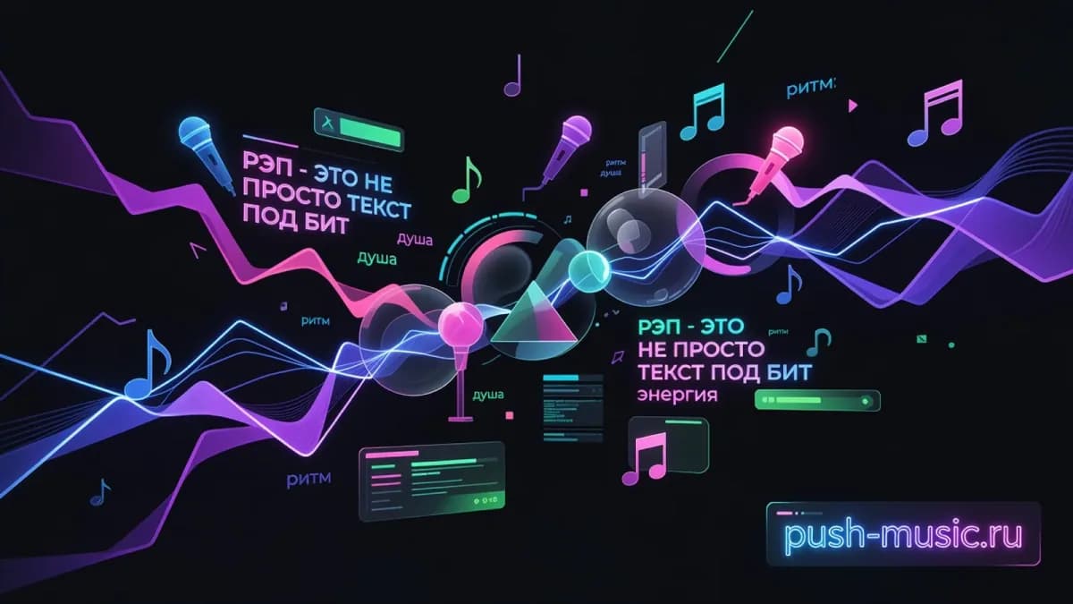 Рэп — это не просто текст под бит: ритм, подача и энергия в одном треке