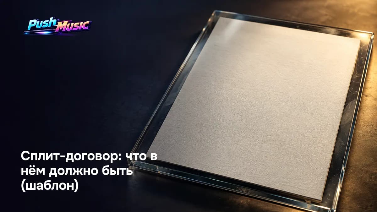 Что должно быть в сплит-договоре: идентификация произведения, доли участников и подписи — хватает одной страницы