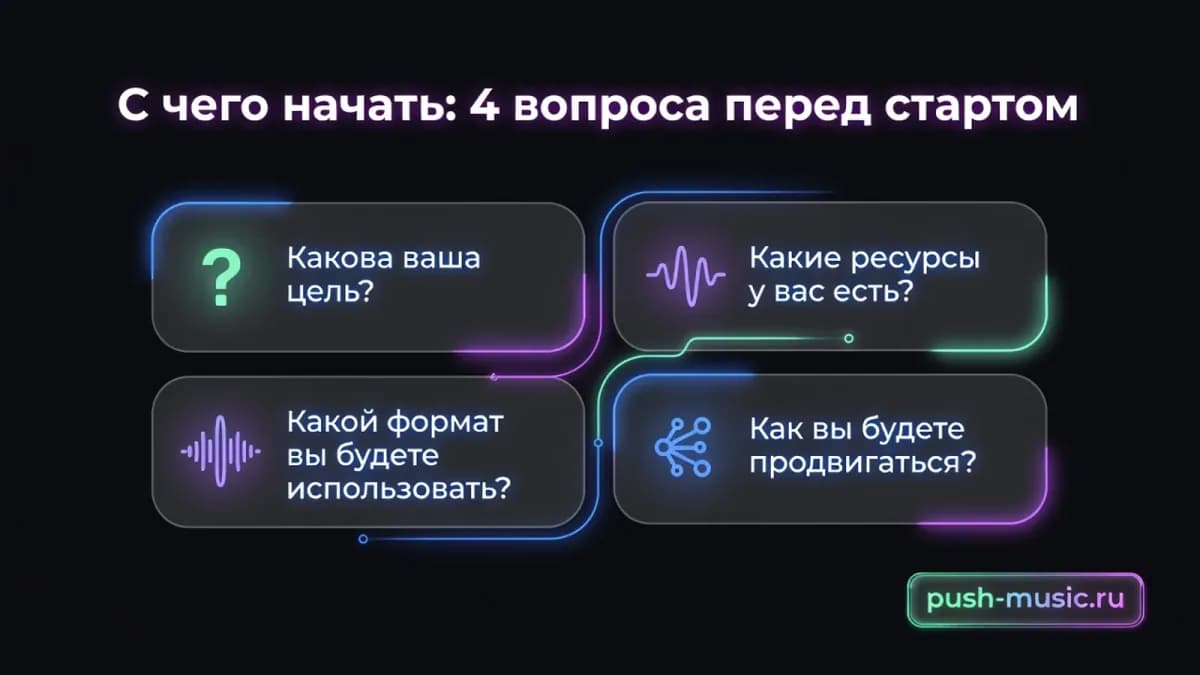 С чего начать организацию концерта: какова цель, какие есть ресурсы, какой формат, как продвигаться
