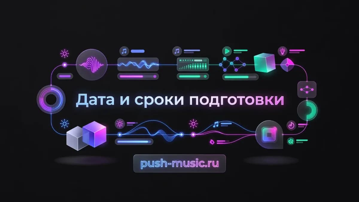 Дата концерта и сроки подготовки: как выстроить график работ до выступления
