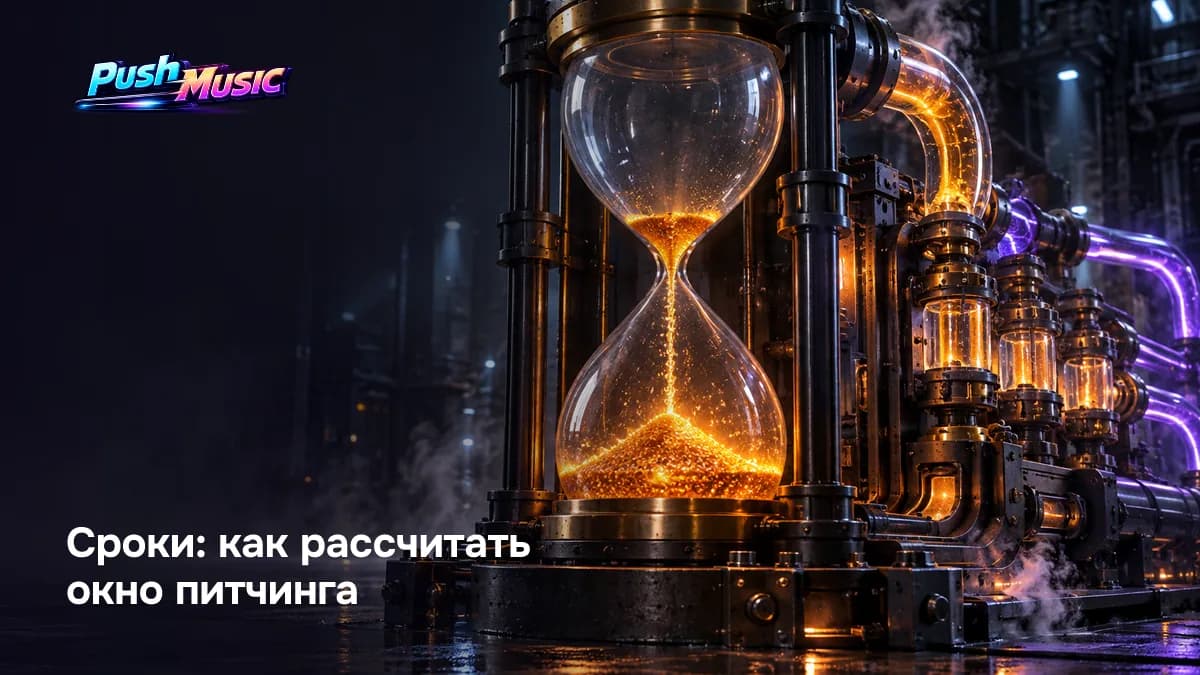 Сроки питчинга: считать от даты релиза назад, загрузка дистрибьютору минимум за 21 день