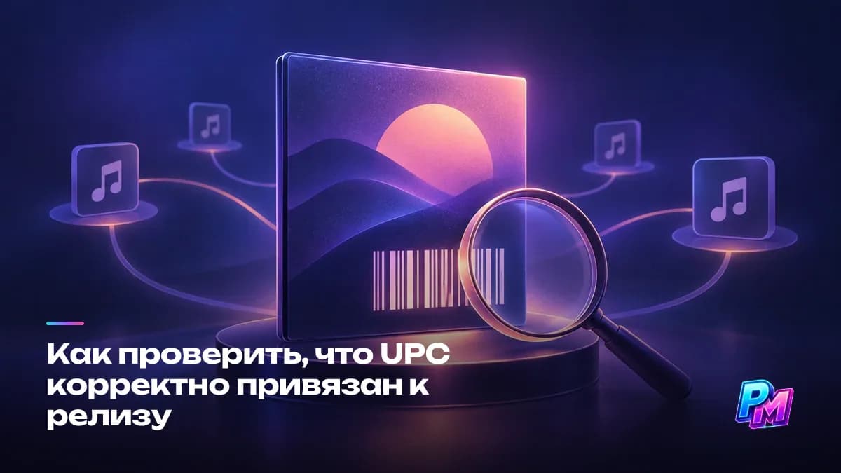 Проверка UPC: один и тот же код должен вести к вашему релизу на всех площадках