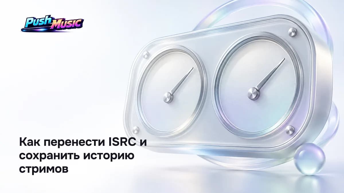 Как перенести ISRC и сохранить историю стримов: 12-символьный код остаётся с записью навсегда