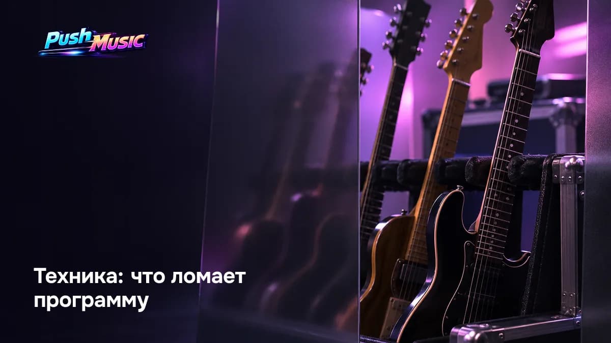 Что ломает программу выступления: смена инструментов и строя подряд, бэктреки и клик без подготовки