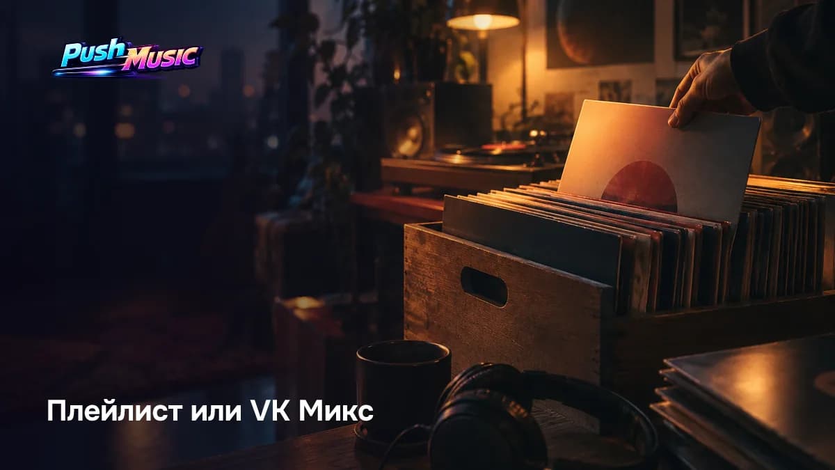 Плейлист или VK Микс: собранный вручную список против бесконечного потока рекомендаций по истории прослушиваний
