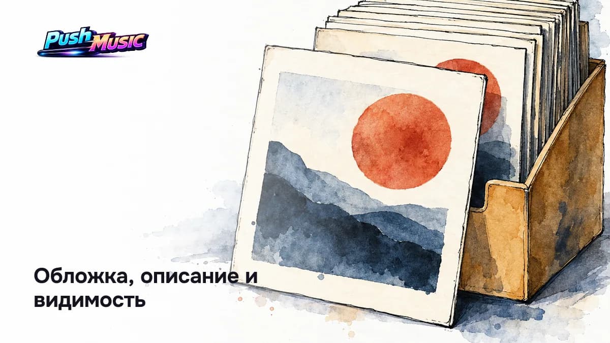 Обложка, описание и видимость — Как создать плейлист в Яндекс Музыке: 4 шага и обложка