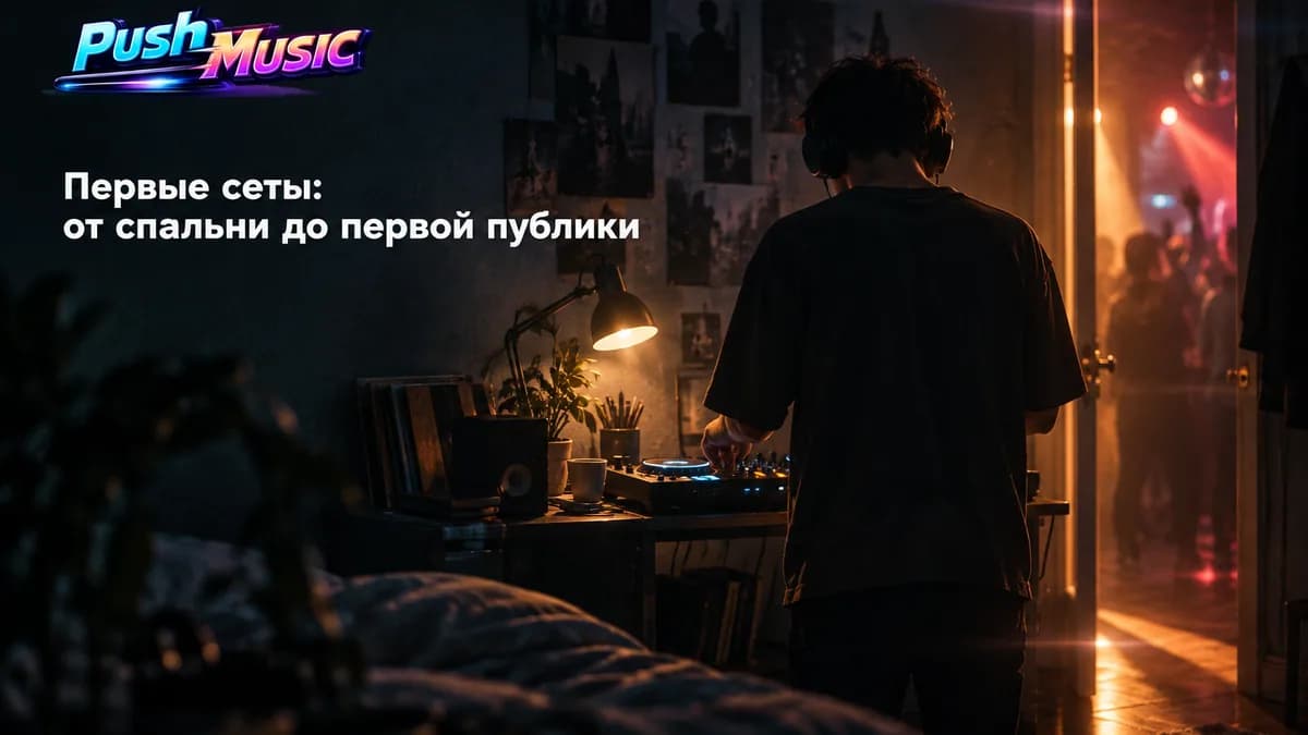 Первые сеты: от спальни до первой публики