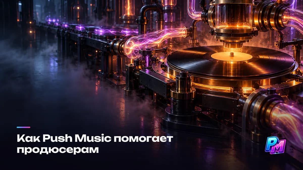 Как Push Music помогает продюсерам: корректно оформляет авторство, кредиты и роли участников релиза в метаданных и системах учёта прав — это защищает и продюсера, и артиста