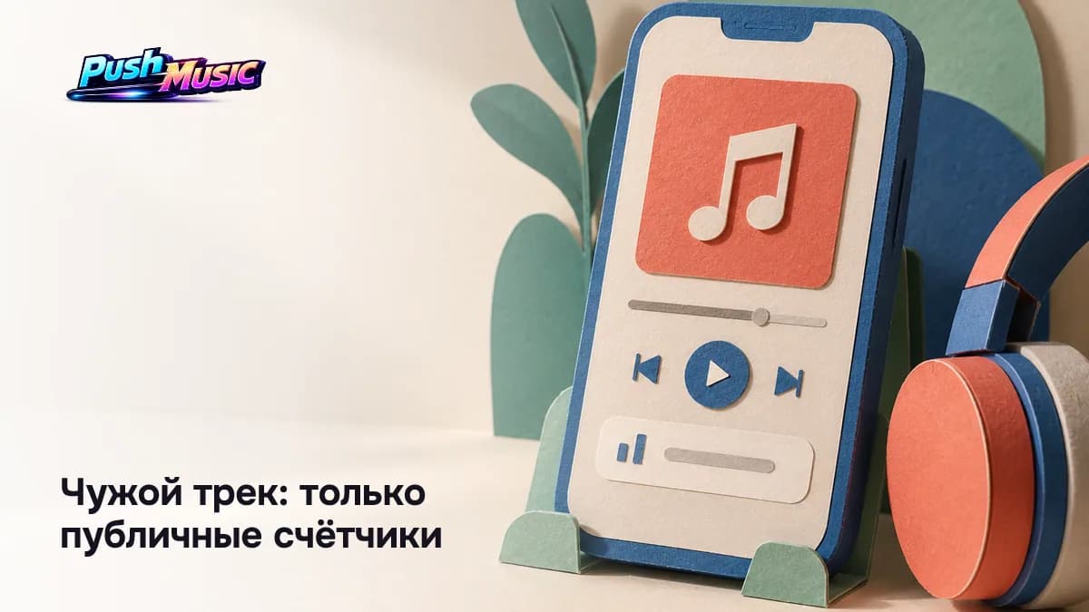 Чужой трек: только публичные счётчики