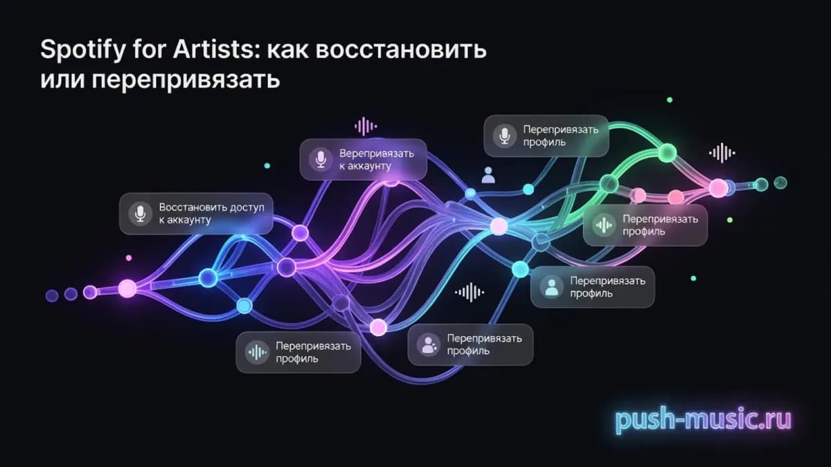 Spotify for Artists: как восстановить доступ к аккаунту или перепривязать профиль артиста