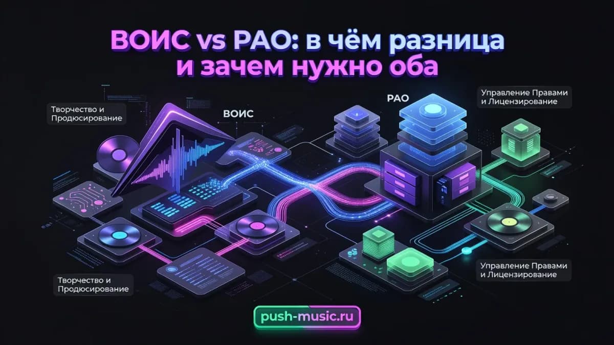 ВОИС и РАО: в чём разница между организациями и зачем артисту нужны обе