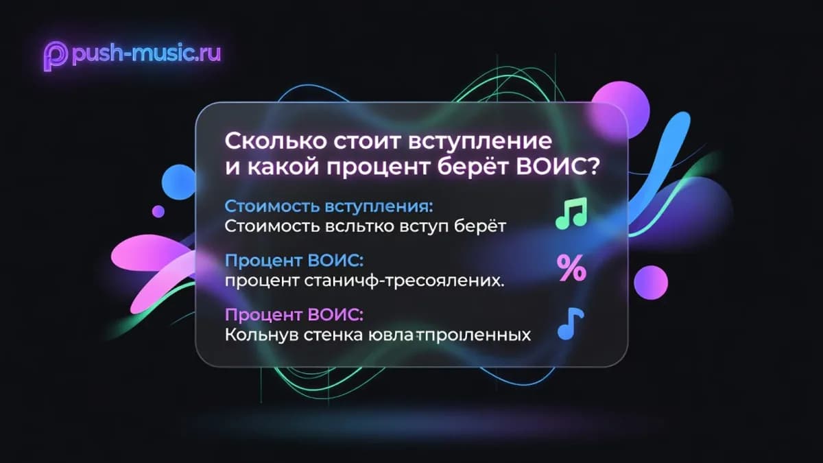Сколько стоит вступление в ВОИС и какой процент организация удерживает с собранных выплат