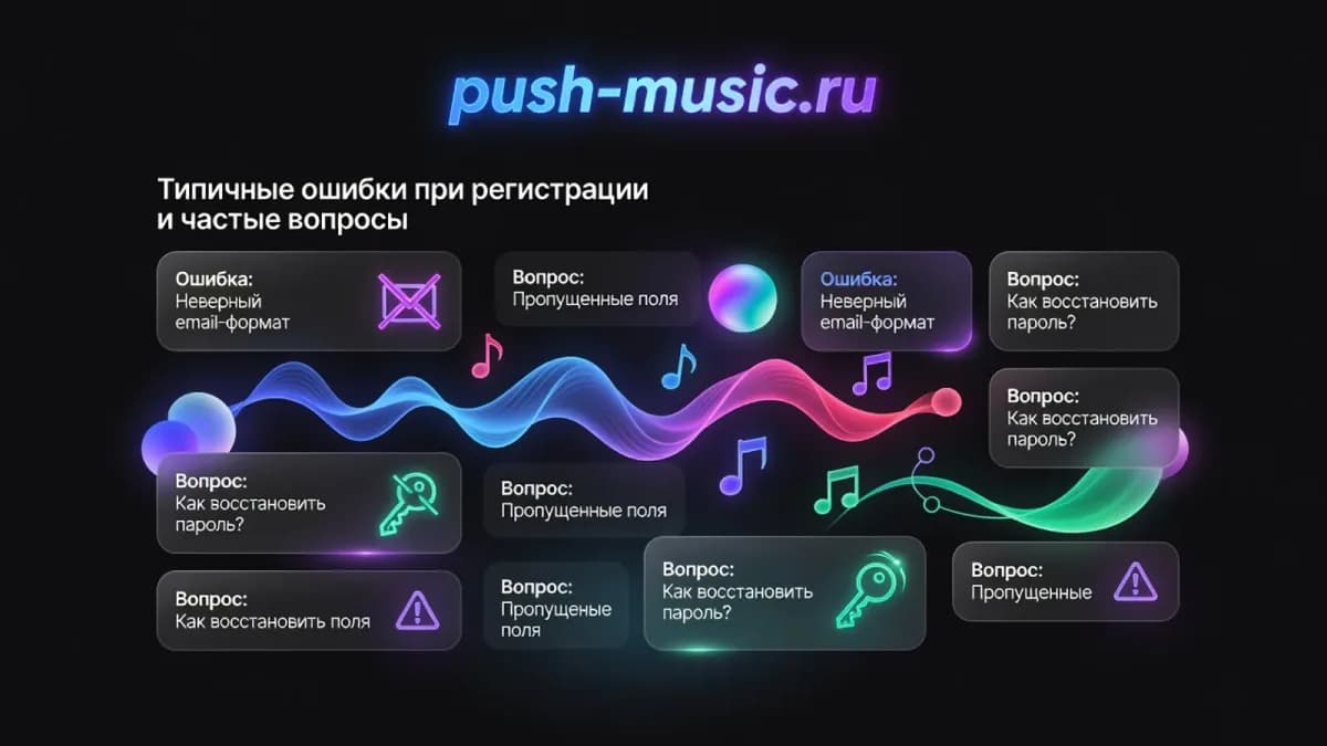 Типичные ошибки при регистрации в ВОИС: незаполненные поля, неверный формат email и восстановление пароля