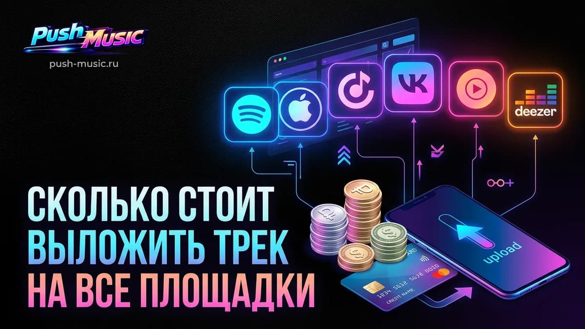 Сколько стоит выложить трек на все площадки: оплата дистрибуции и набор стримингов Spotify, Apple Music, VK, Deezer